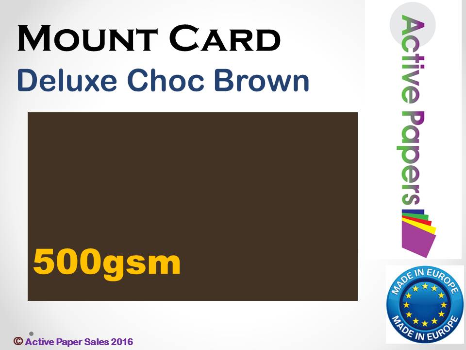 Chocolate Brown Mount 500gsm