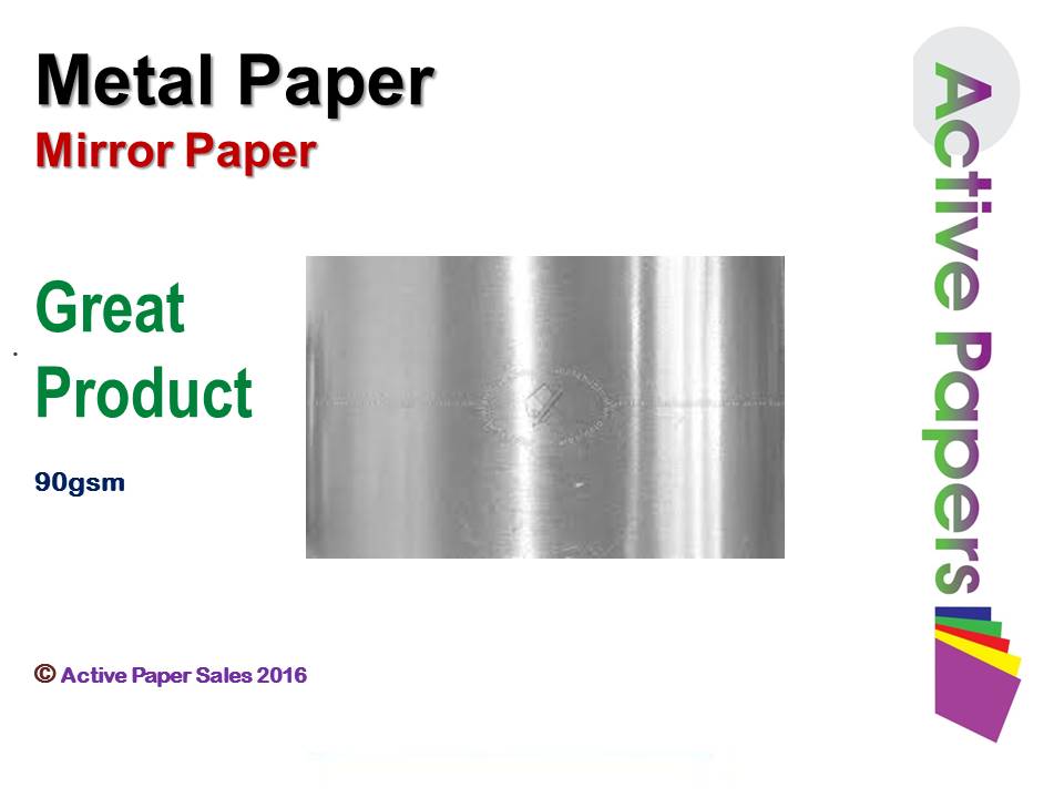 Mirror Silver Paper 90gsm