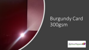 Burgundy Thick Card 300gsm 12x12 inch