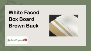 Folding Box Board 450gsm Brown Back 12x24inch
