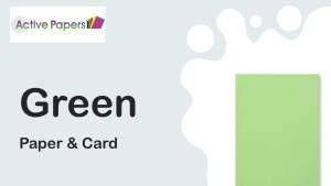 GREEN Paper & Card 12x12 80gsm to 300gsm