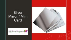 Silver Mirror Card 12x12inch 90 or 300