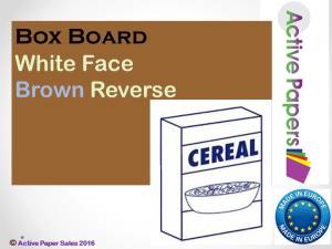 Box Board 450gsm Brown Back