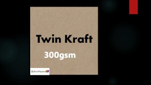 Brown Kraft Card 300gsm Recycled Twin Kraft 12x12