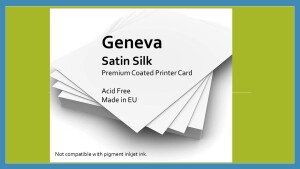 Geneva Satin Silk 250gsm Printer Card - All sizes available