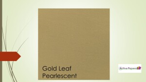 Gold Leaf Pearlescent Card 70x100cm 300gsm 10 sheets