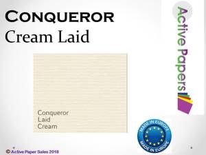 Conqueror Cream Laid 100gsm watermarked
