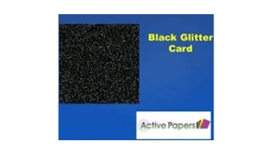 Black or Gold Glitter Card 300gsm 12x24 inch